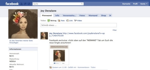Joy Denalane @ Facebook